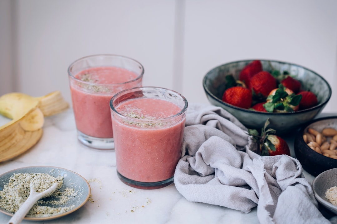 Photo Strawberry smoothie